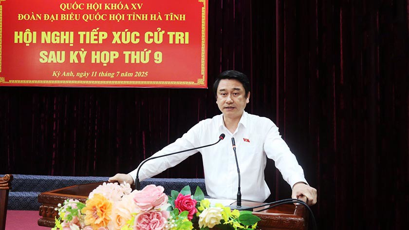 Cử tri xã Kỳ Anh và các xã, phường lân cận kiến nghị đoàn ĐBQH tỉnh Hà Tĩnh nhiều chính sách quan trọng
