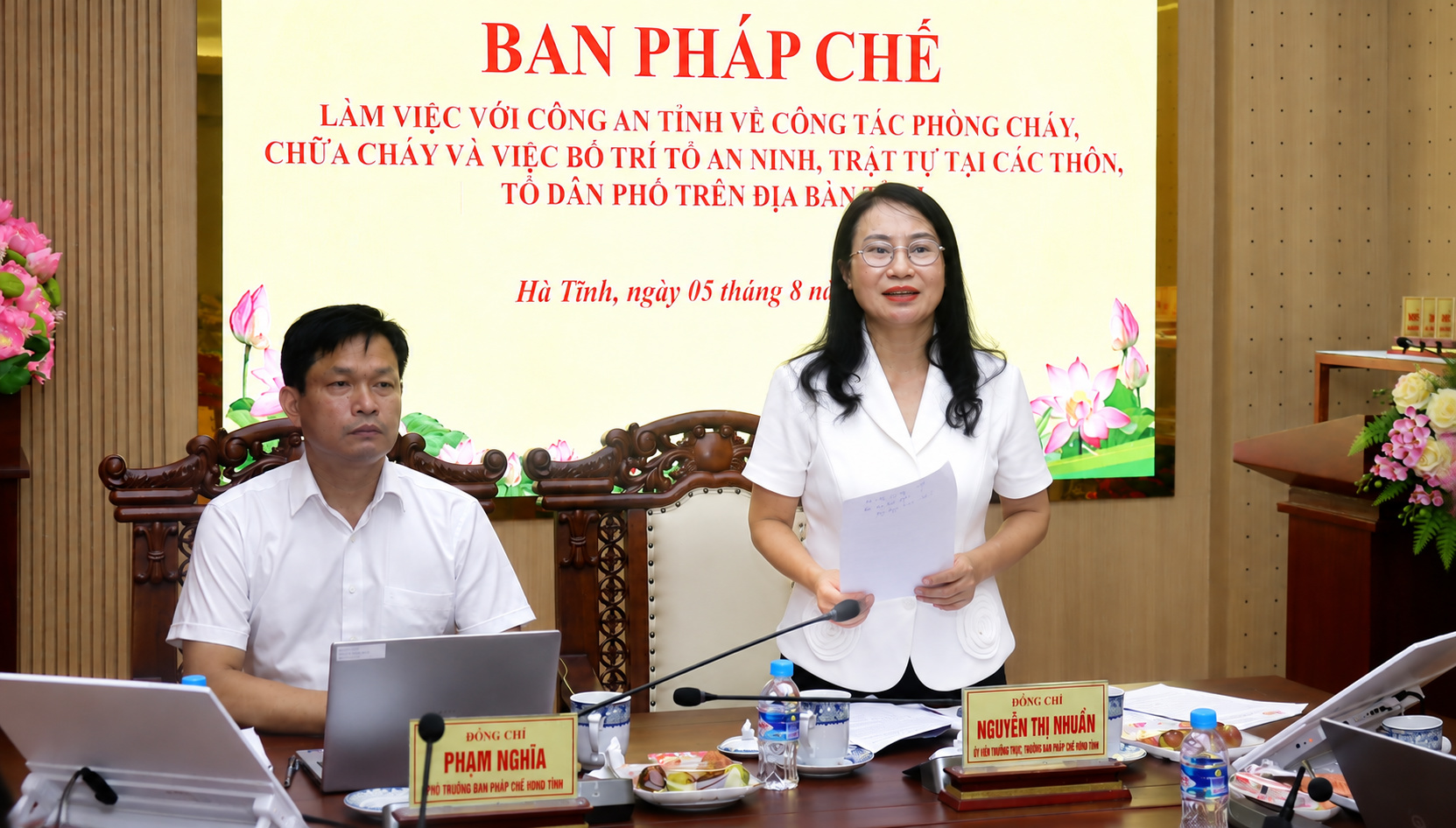 Rà soát công tác PCCC và việc bố trí Tổ bảo vệ an ninh, trật tự ở cơ sở