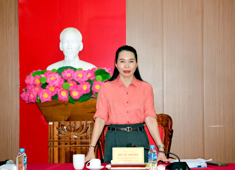 Ban Văn hóa - Xã hội HĐND tỉnh làm việc về các nội dung trình Kỳ họp thứ 31, HĐND tỉnh khoá XVIII