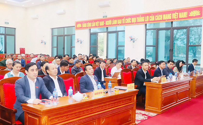 Tổ đại biểu HĐND tỉnh tiếp xúc cử tri tại xã Đức Thịnh, Đức Quang