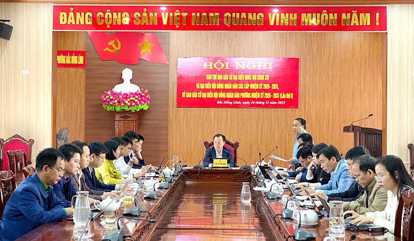 Bắc Hồng Lĩnh chủ động triển khai các bước chuẩn bị bầu cử Quốc hội khóa XVI và HĐND các cấp