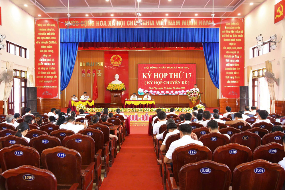 Kỳ họp thứ 17, Hội đồng nhân dân xã Mai Phụ quyết nghị nhiều vấn đề quan trọng