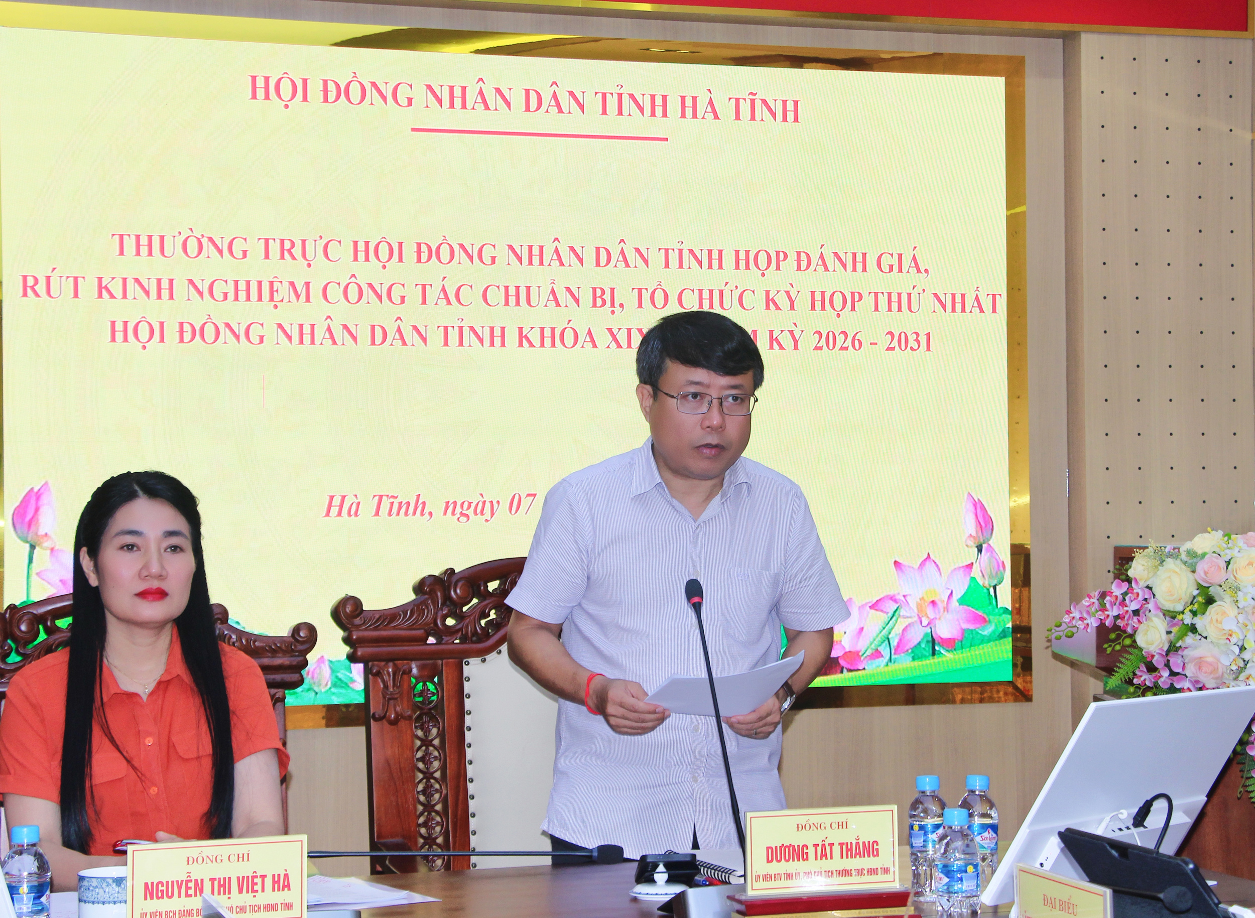 Triển khai có hiệu quả các giải pháp nhằm nâng cao chất lượng tham mưu, phục vụ Kỳ họp của Hội đồng nhân dân tỉnh