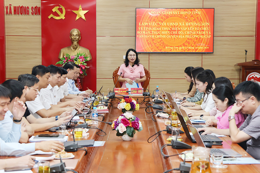 Hương Sơn cần tháo gỡ khó khăn, nâng cao hiệu quả vận hành chính quyền 2 cấp