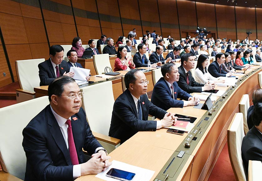 Đoàn ĐBQH tỉnh Hà Tĩnh tham dự khai mạc Kỳ họp thứ Nhất,  Quốc hội khóa XVI 