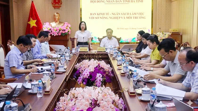 Hoàn thiện các tờ trình, dự thảo nghị quyết trình Hội đồng nhân dân tỉnh Hà Tĩnh tại Kỳ họp thứ 2