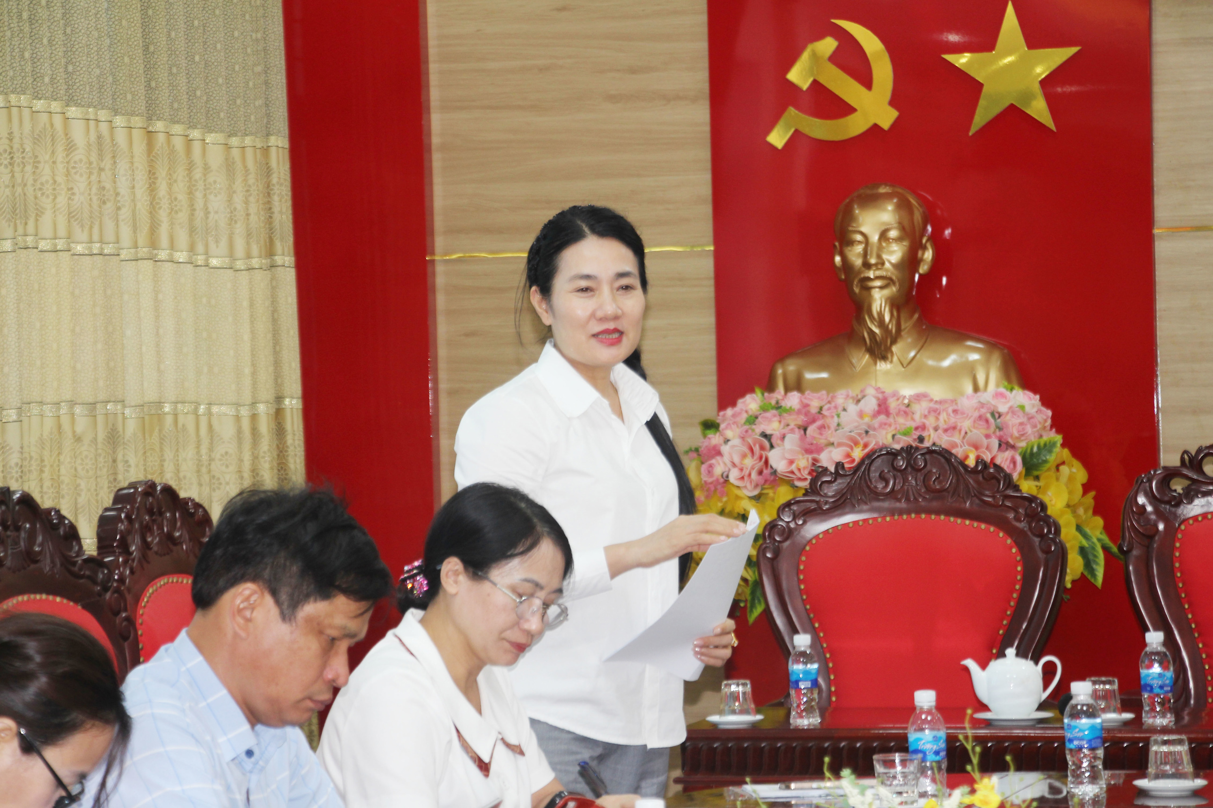 Khảo sát tình hình triển khai thực hiện việc sắp xếp, sáp nhập thôn, tổ dân phố tại một số địa phương trên địa bàn tỉnh