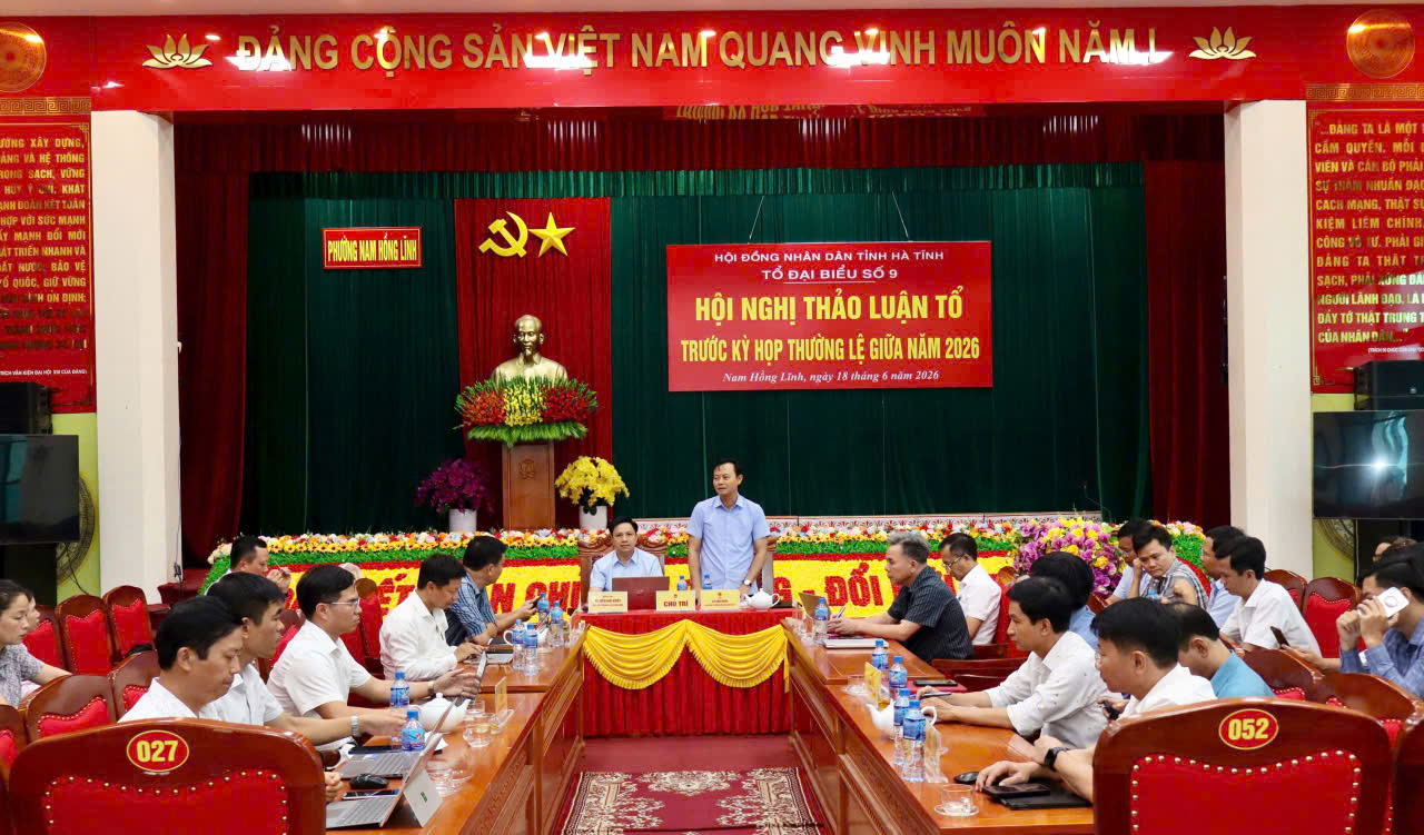 Tổ đại biểu HĐND tỉnh số 9: Thảo luận sôi nổi vào nội dung các dự thảo nghị quyết chuyên đề trình kỳ họp thường lệ giữa năm 2026