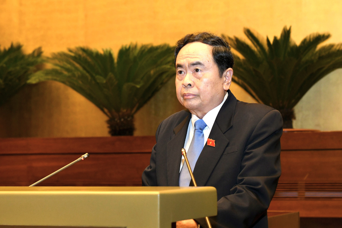 Chủ tịch Quốc hội Vương Đình Huệ dự Hội nghị tổng kết hoạt động của Đoàn ĐBQH các tỉnh, thành phố năm 2023, triển khai nhiệm vụ năm 2024 -0
